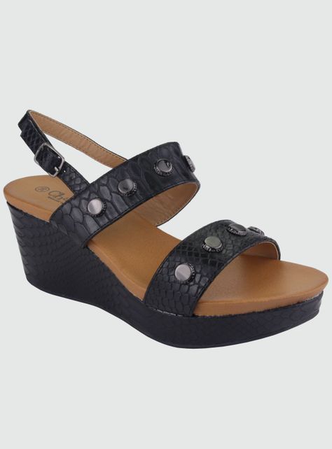 Sandalia Chalada Mujer Gitana-32 Negro Moda-0