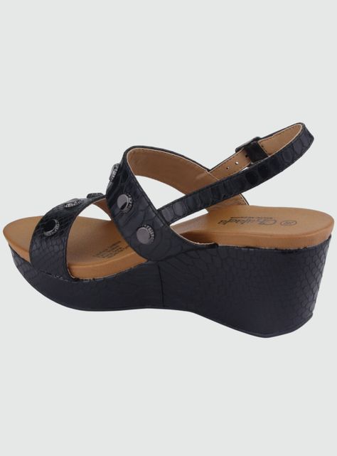 Sandalia Chalada Mujer Gitana-32 Negro Moda-1