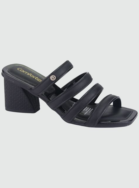 Sandalia Comfortflex Mujer 2274401 Negro Moda-0
