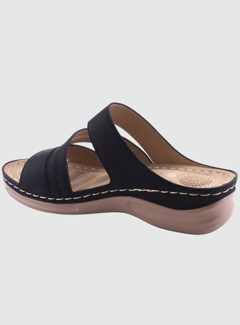 Sandalia Chalada Mujer Kon-10 Negro Casual-1
