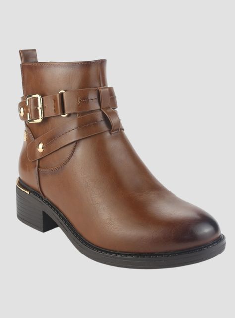 Botin Chalada Mujer Trafa-20 Café Casual-2