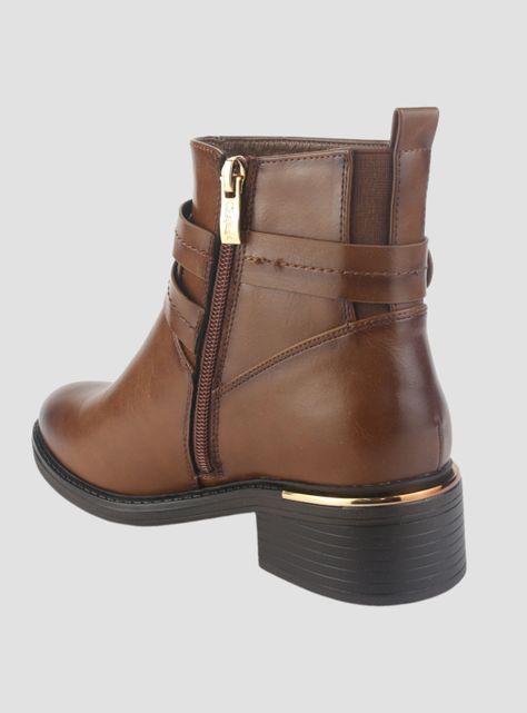 Botin Chalada Mujer Trafa-20 Café Casual-3