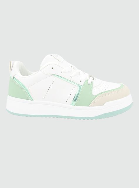 Zapatilla Chalada Mujer Juve-3 Blanco Menta Urbano-0