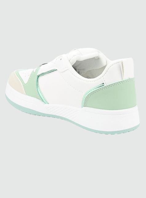 Zapatilla Chalada Mujer Juve-3 Blanco Menta Urbano-3