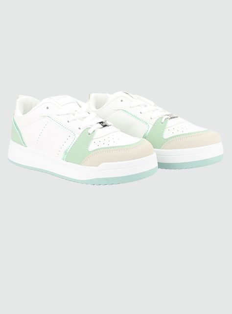 Zapatilla Chalada Mujer Juve-3 Blanco Menta Urbano-4