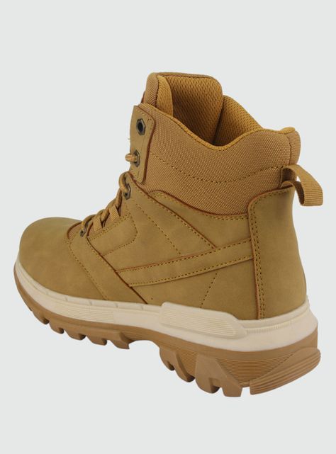 Botin Funway Mujer Drew-2 Camel Casual-3