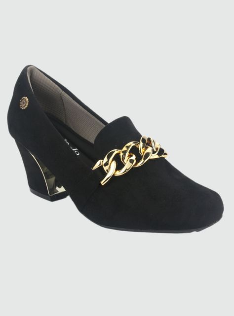 Zapato Chalada Mujer Carol-1 Negro Casual-5