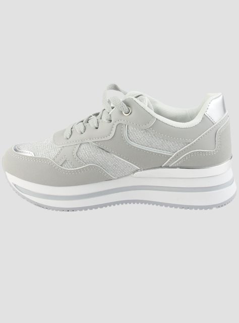 Zapatilla Chalada Mujer Jettixlow1- Plateado Urbano-1