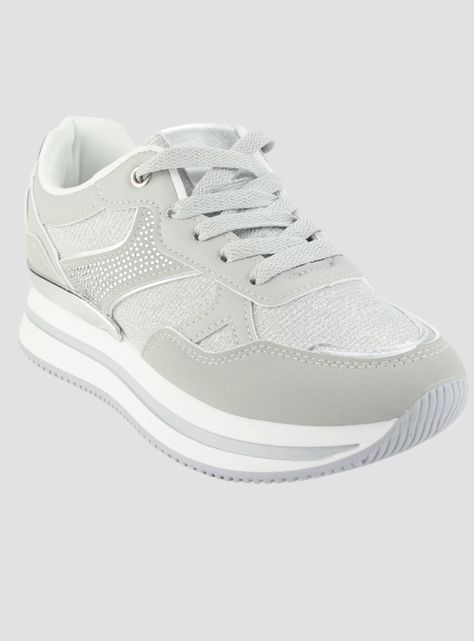 Zapatilla Chalada Mujer Jettixlow1- Plateado Urbano-2