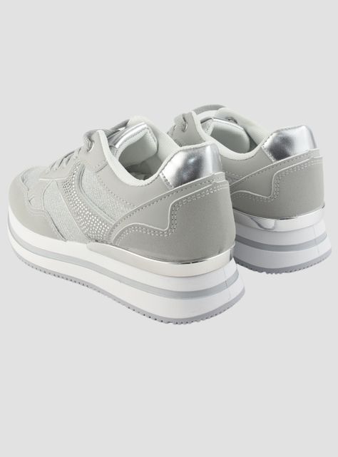 Zapatilla Chalada Mujer Jettixlow1- Plateado Urbano-5