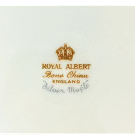 Trío de Café "Silver Maple" - Royal Albert, Inglaterra (1959 - 1984)-6