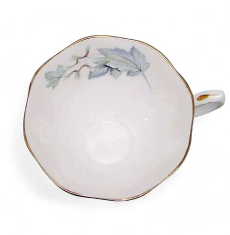 Trío de Café "Silver Maple" - Royal Albert, Inglaterra (1959 - 1984)-7