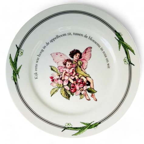Plato Decorativo "Hada del Manzano" - Douwe Egberts, Países Bajos (2004)-0