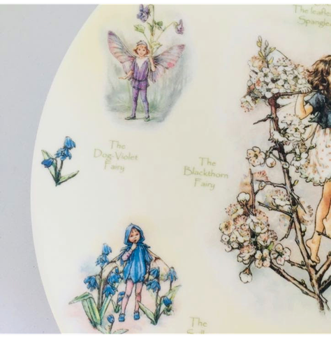 Plato decorativo serie 'Un calendario de hadas de las flores', Febrero, (2002)-6
