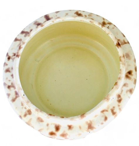 Galletero Cerámica de Lota - Blanco y Beige (1936-1951)-1