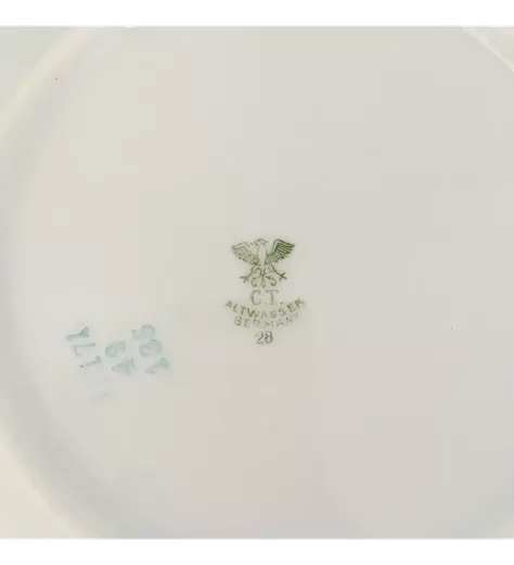 plato de torta Carl Tielsch Silesia (1925 - 1932)-1