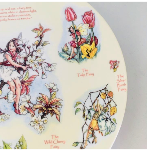 Plato decorativo serie 'Un calendario de hadas de las flores', Abril, (2002)-6