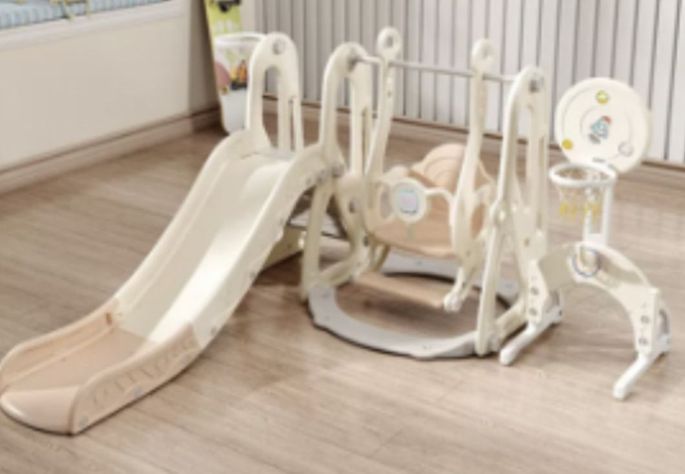 Resbalín Colorido Para Niños Juego De Columpio 6 En 1 Toboga-1