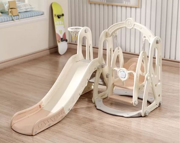 Resbalín Colorido Para Niños Juego De Columpio 6 En 1 Toboga-3