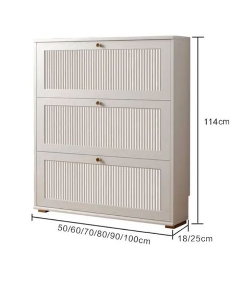 Zapatero Organizador Estante Zapato Hall Armario 114x80x18cm-4