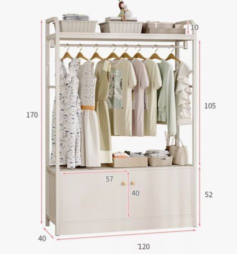 Closet Armario Dormitorio Organizador De Ropa 170x120x40cm-5