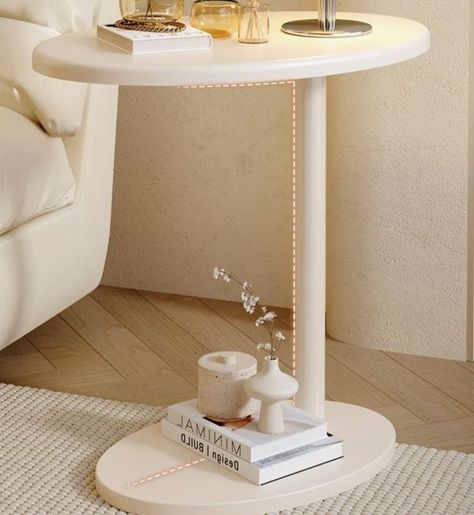Mesa De Centro Lateral Living Vanguardia Melamina 48x55cm-5
