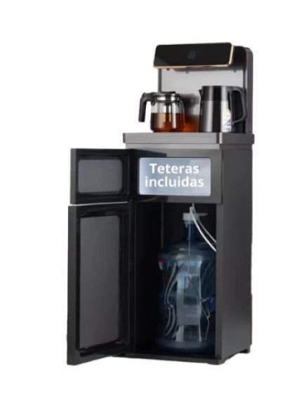 Dispensador De Agua Enfría Con Compresor Maquina Para Bebida Color Negro-0