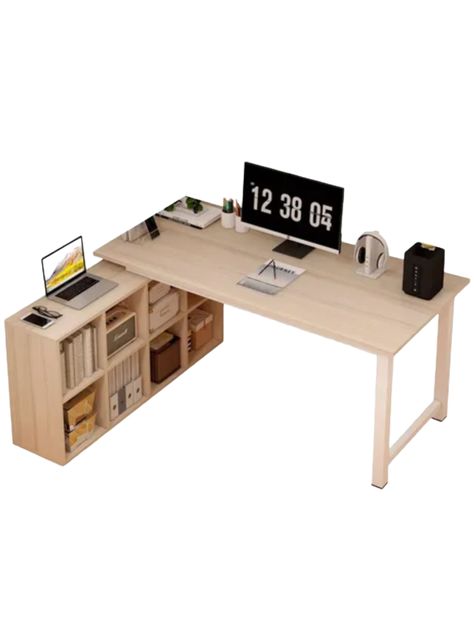 Escritorio Forma L Oficina Con Cajonera Intercambiable 140cm-0