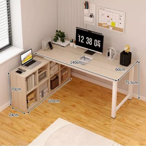 Escritorio Forma L Oficina Con Cajonera Intercambiable 140cm-2