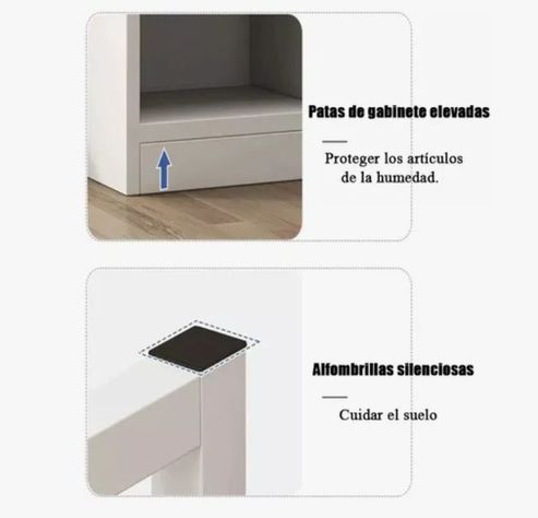 Escritorio Forma L Oficina Con Cajonera Intercambiable 140cm-6