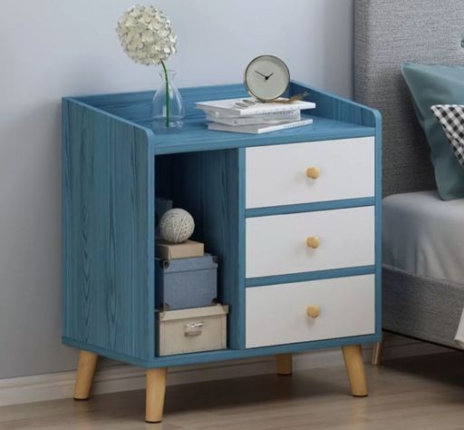 Velador 2 Niveles Con 3 Cajones Homer Design 62*30*43-1