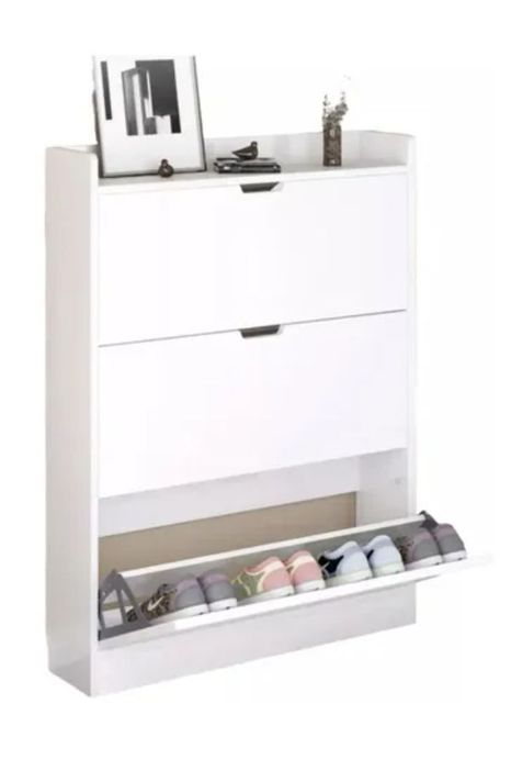 Zapatero Organizador Estante Hall Armario 110 Altox100x17cm Blanca Homer Design-0