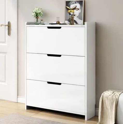 Zapatero Organizador Estante Hall Armario 110 Altox100x17cm Blanca Homer Design-6
