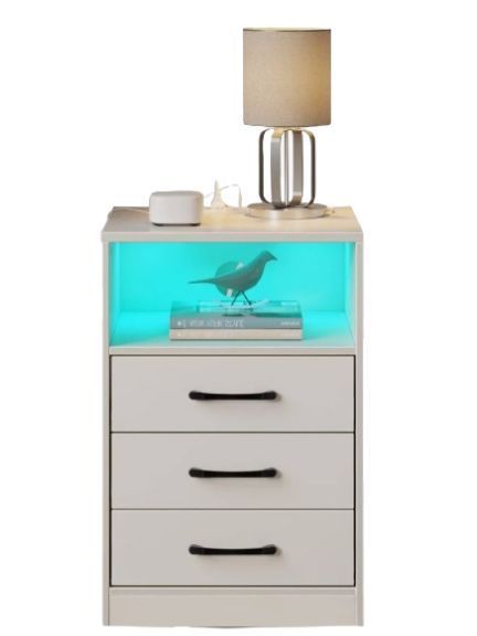 Velador Con Luz Variable Con Panel De Enchufes 40*35*60cm-0