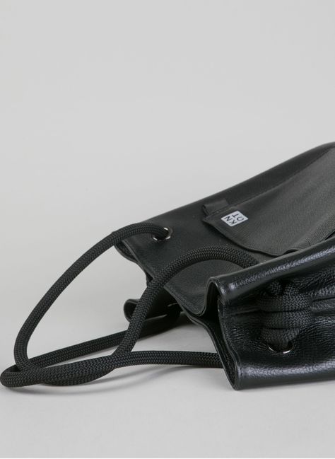 TEENKNOT / Totebag 100% cuero / Negro-2