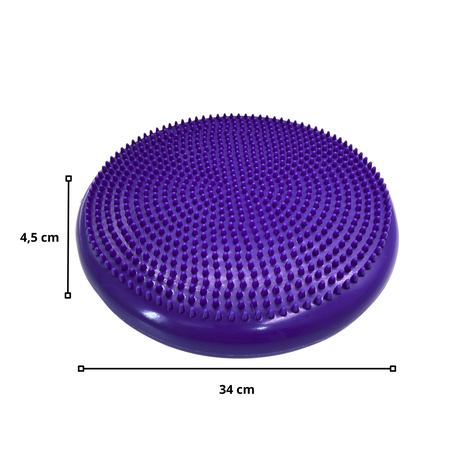 Disco De Balance Y Equilibrio Mini Bosu Erizo Yoga/ejercicio-1