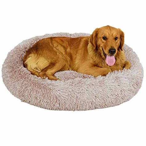 Cama de Felpa Antiestrés 70 cm para mascotas -2