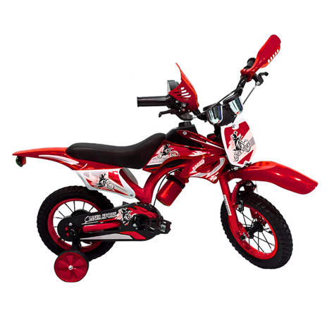 Bicicleta Bicimoto Aro 12 Niños Y Niñas-0