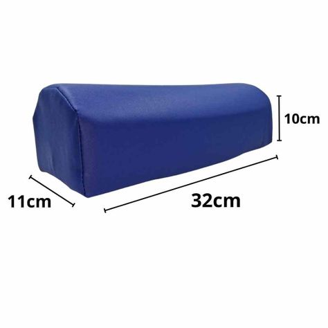 Almohada Cojin Medio Cilindro Terapeutica Cuña Descanso 32x11x10-1