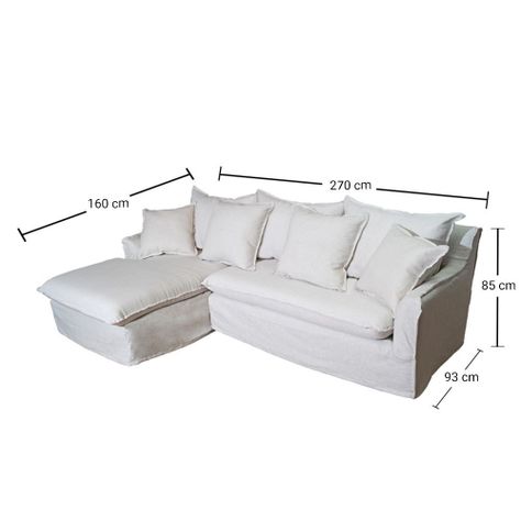 Seccional Palena Chenille Hueso 3C-2