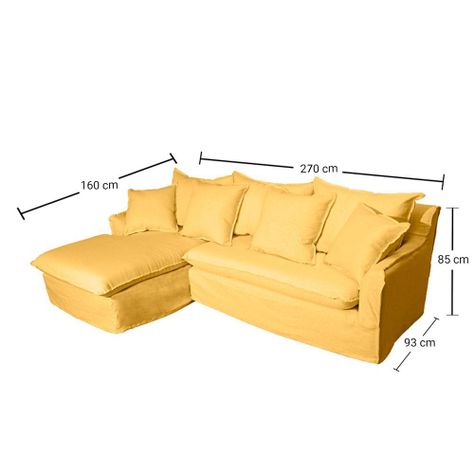 Seccional Palena Chenille Azafran 3C-2