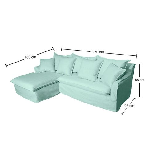 Seccional Palena Chenille Agua 3C-2