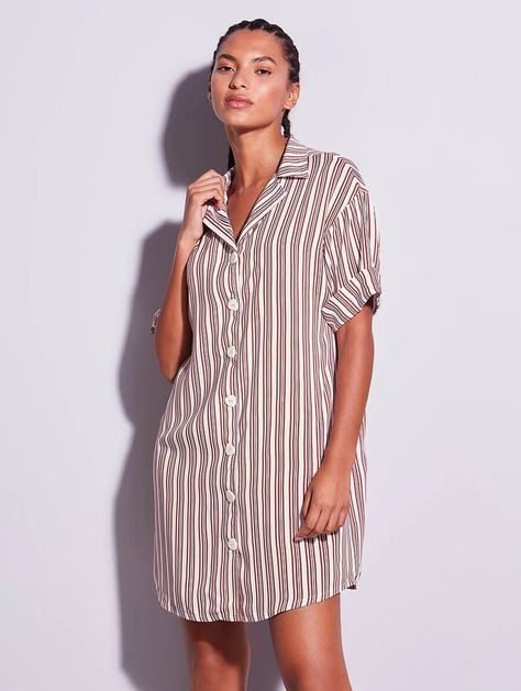 Camisa Pijama Listada-3