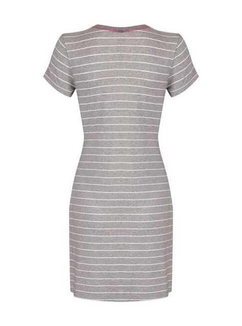 Camisa Hope Listada Gris-1