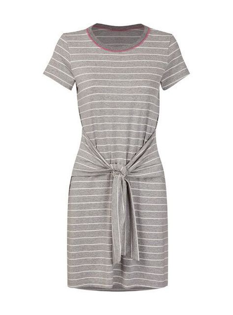 Camisa Hope Listada Gris-0