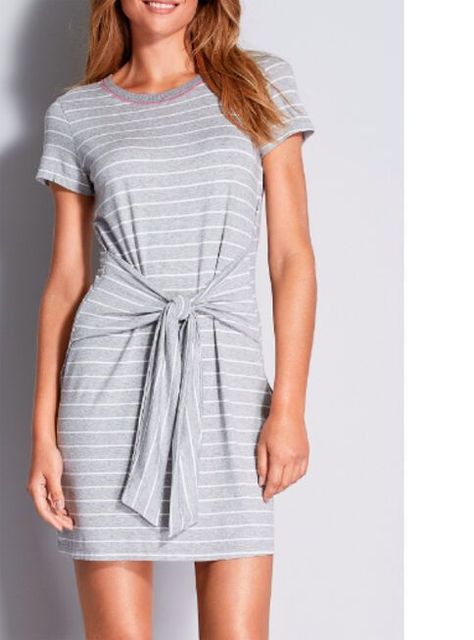 Camisa Hope Listada Gris-2