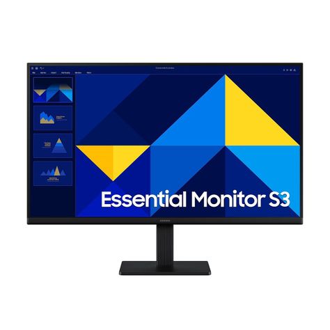Monitor Samsung Essential S30GD 27" FullHD HDMI,VGA Plano-0