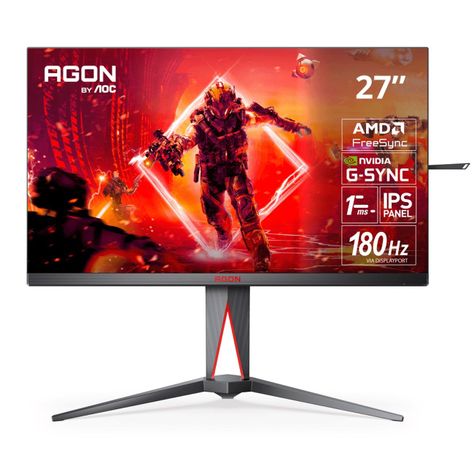 Monitor Gaming Aoc Agon AG275QXE 27" QHD D-Port,HDMI Plano-0