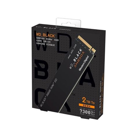 Unidad SSD Western Digital Black SN850x 2Tb M.2 L7300MBs E6600MBs-1