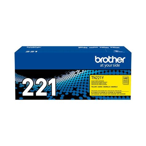 Cartucho de Tóner Brother TN221Y 1.400 pág. Amarillo-0